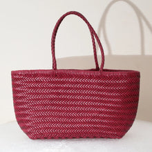 Load image into Gallery viewer, Handbags Women's Genuine Leather Shoulder Bag Weaving Casual Shopping Bag Vintage Big Tote Purse Cowhide Cross Hand Bags Lady