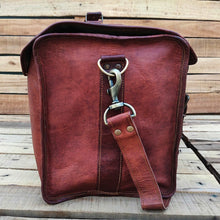 Load image into Gallery viewer, The Harrison Vintage Goat Leather Duffel Bag 24 28 Inch Carry On Luggage