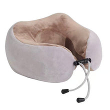 Load image into Gallery viewer, U-shaped kneading massage pillow for neck and back relaxation at home
