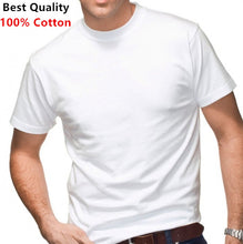 Load image into Gallery viewer, White Crew Neck T-Shirt Men