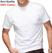 Load image into Gallery viewer, White Crew Neck T-Shirt Men