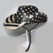 Load image into Gallery viewer, Wide Brim Straw Cowboy Hat UV Protection Western Style Hat Outdoor Wear