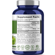 Load image into Gallery viewer, NusaPure Garcinia Cambogia 1500mg – 180 Vegan Capsules