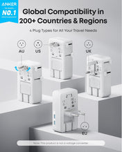 Load image into Gallery viewer, best universal travel adapter for iPhone 16 fast charging