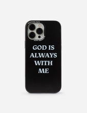 Load image into Gallery viewer, Black God Is Always With Me Christian iPhone Case