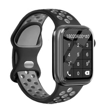Load image into Gallery viewer, black grey smart watch message reminder alarm clock purchase