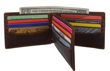 Load image into Gallery viewer, brown leather wallet men