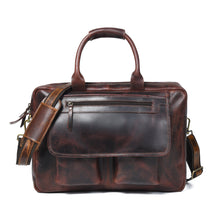 Load image into Gallery viewer, buffalo leather briefcase for men