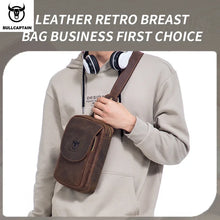 Load image into Gallery viewer, bullcaptain crazy horse leather bag