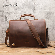 Load image into Gallery viewer, buy CONTACTS brand leather mens briefcase