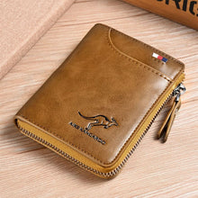 Load image into Gallery viewer, buy RFID blocking zipper wallet for men