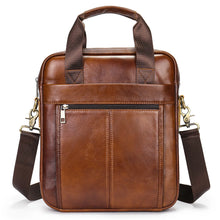 Load image into Gallery viewer, buy genuine leather business bag men coffee black brown
