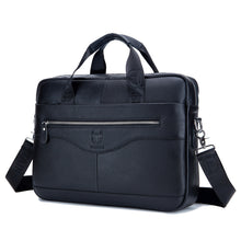 Load image into Gallery viewer, buy genuine leather laptop briefcase men