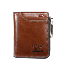 Load image into Gallery viewer, buy leather zipper wallet for men online USA