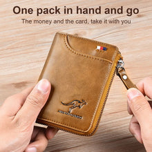 Load image into Gallery viewer, buy secure RFID mens wallet with zipper