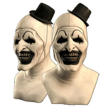 Load image into Gallery viewer, Two identical masks with a top hat on a white background