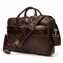 Load image into Gallery viewer, crazy horse leather bag men price