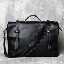 Load image into Gallery viewer, crazy horse leather mens bag two size buy