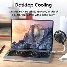 Load image into Gallery viewer, desktop usb cooling fan