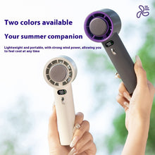 Load image into Gallery viewer, Oceanfront™ TurboCool Mini Handheld Fan — 3-Speed Rechargeable Breeze