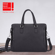 Load image into Gallery viewer, embossed leather office bag men buy online