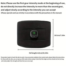Load image into Gallery viewer, EMS Abdominal Muscle Stimulator – 6 Modes, 19 Intensity Levels