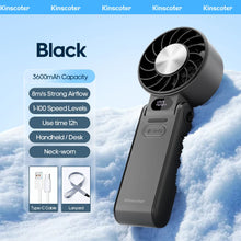 Load image into Gallery viewer, foldable cooling fan with lanyard anti-lost portable fan