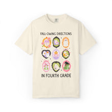Load image into Gallery viewer, Fourth Grade Halloween Teacher Tee: Fall-Owing Directions