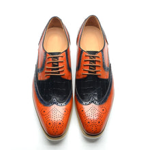 Load image into Gallery viewer, genuine cow leather dress shoes men