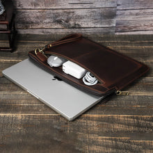 Load image into Gallery viewer, genuine leather macbook pro case buy