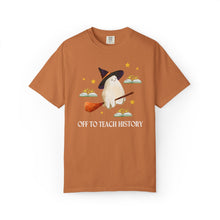 Load image into Gallery viewer, Ghost Halloween Teacher T-Shirt: Off to Teach (Grade or Subject)