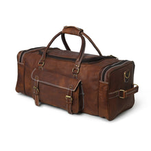Load image into Gallery viewer, goat leather duffel bag