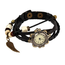 Load image into Gallery viewer, hand-woven leather watch women