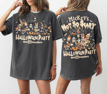 Load image into Gallery viewer, Retro Mickey's Not So Scary Halloween Party 2026 Skeleton Co — Bella+Canvas Tee