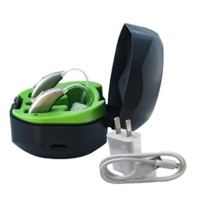 Load image into Gallery viewer, invisible in ear hearing aid binaural rechargeable case