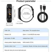 Load image into Gallery viewer, ip67 waterproof fitness watch for men women