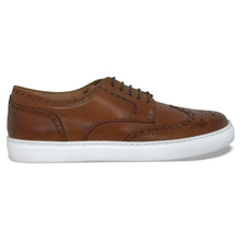 Load image into Gallery viewer, Men's Don Giovanni Wingtips - Cognac w/ White Sole