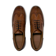 Load image into Gallery viewer, Men's Don Giovanni Wingtips - Cognac w/ White Sole
