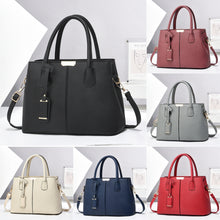 Load image into Gallery viewer, large capacity pu leather tote bag women
