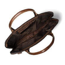 Load image into Gallery viewer, leather laptop briefcase brass hardware buy