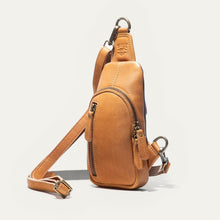 Load image into Gallery viewer, leather mini sling bag cognac color buy