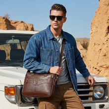 Load image into Gallery viewer, leather office bag for men