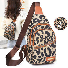 Load image into Gallery viewer, leopard print sling bag women oxford cloth