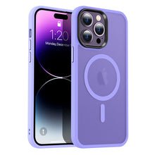 Load image into Gallery viewer, StitchGreen Matte Clear PC Wireless Charging Phone Case for iPhone 14 iPhone 14 Pro iPhone 14 Plus iPhone 14 Pro Max Shockproof Magnetic Phone Case