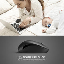 Load image into Gallery viewer, StitchGreen Noiseless 2.4GHz Wireless Mouse for Laptop Portable Mini Mute Mouse Silent Computer Mouse for Desktop Notebook PC
