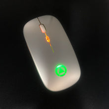 Load image into Gallery viewer, StitchGreen Ultra-Thin Rechargeable Battery Mute Mouse 2.4Ghz Optical LED Colorful Light Computer Game Wireless Mouse