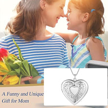 Load image into Gallery viewer, memorial photo locket necklace