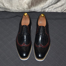 Load image into Gallery viewer, men's lace-up leather dress shoes buy