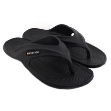 Load image into Gallery viewer, men's rubber flip flops - black