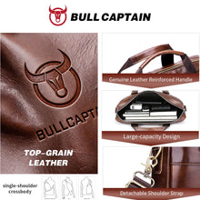 Load image into Gallery viewer, mens business briefcase genuine leather